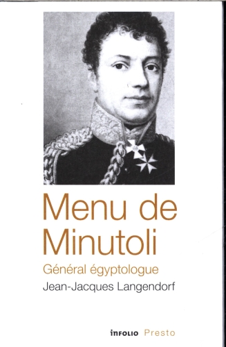  Menu de Minutoli : général égyptologue 