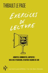 EXERCICES DE LECTURE - ANNOTER  COMMENTE