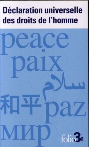  Déclaration universelle des droits de l'homme 
