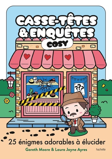 [10354538]  Casse-têtes &amp; enquêtes cosy : 25 énigmes adorables à élucider 