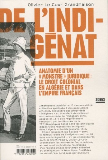 [2658328]  De l'indigenat: anatomie d'un monstre juridique 