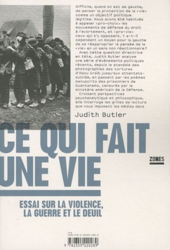 [2560078]  Ce qui fait une vie : essai sur la violence, la guerre et le deuil 